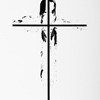 Křížová cesta č. 11, Ježíš je ukřižován,  koláž a akryl, r. 2013